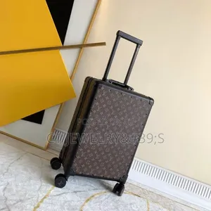 Louis Vuitton Men's Travel Suitcase Hand Luggage Aluminum 20"