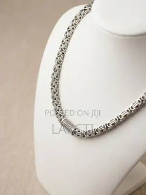 Premium Heavyweight Silver Byzantine Chain