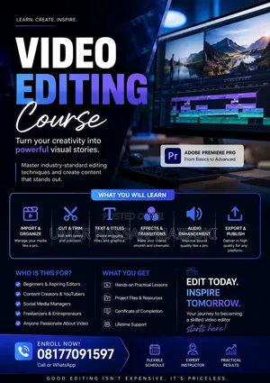 Learn Professional Video Editing With Premiere Pro
