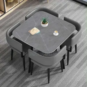 Modern Dining Table by 4 Chairs