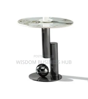 Modern Sculptured Side Table.
