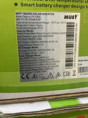 MUST 10kva 48v Hybrid Solar Inverter Available
