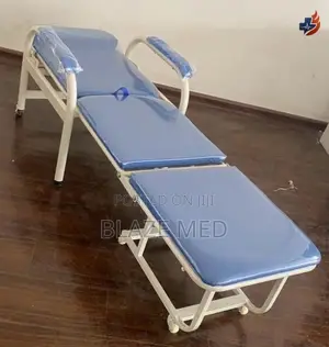 Dual-Purpose Convertible Medical Folding Chair-Bed
