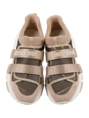 Women’s Breathable Double-Strap Casual Sneakers-Brown