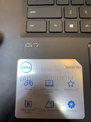 New Laptop Dell G7 15 7500 16GB Intel Core i7 SSD 512GB