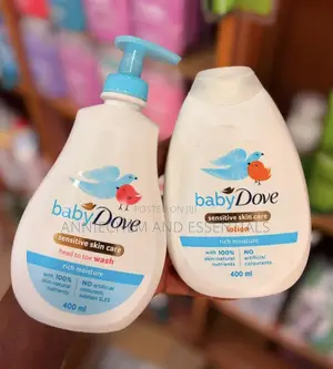 Baby Dove Sensitive Skin Lotion and Wash