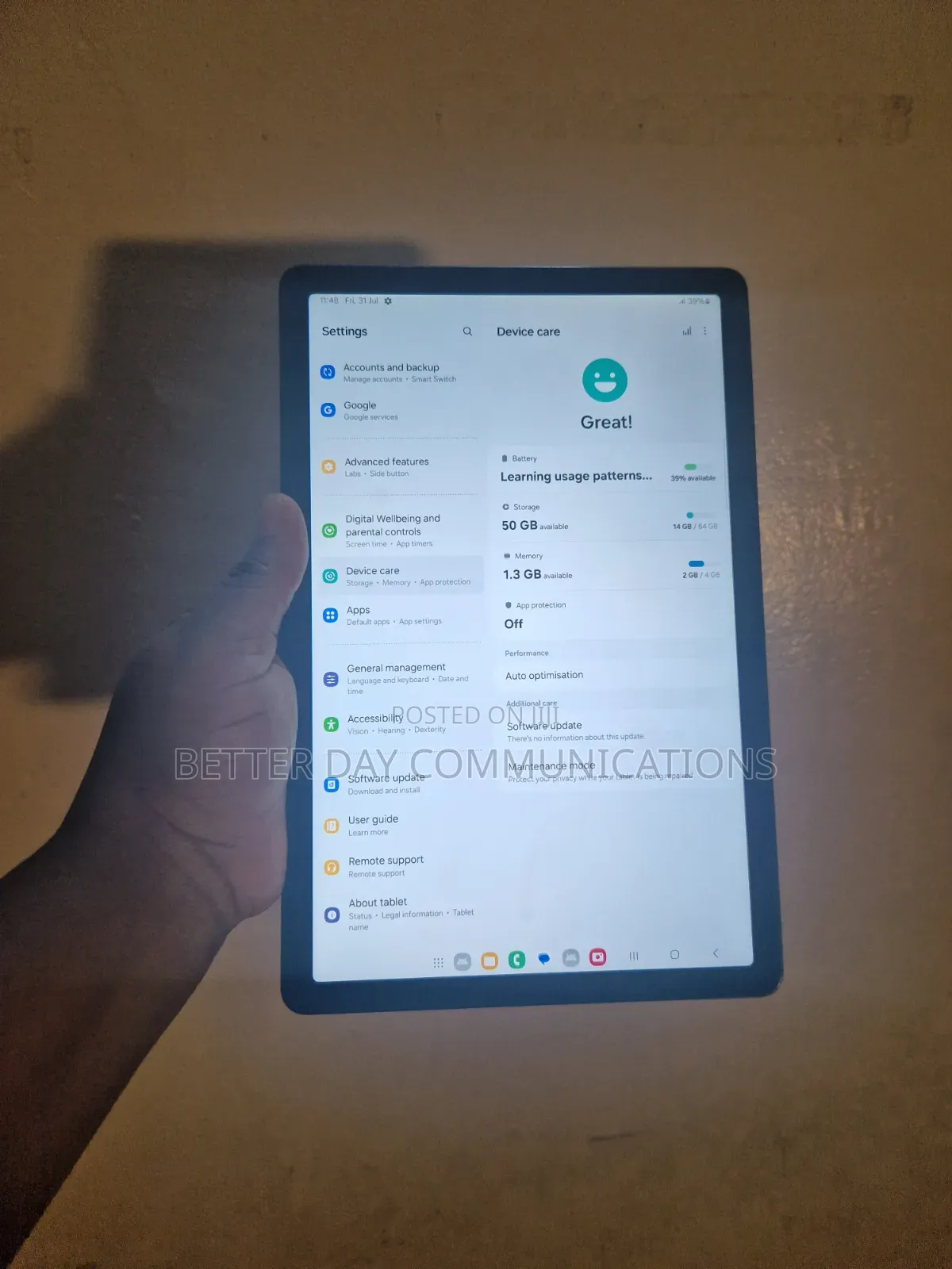 Samsung Galaxy Tab A9+ 64 GB Black