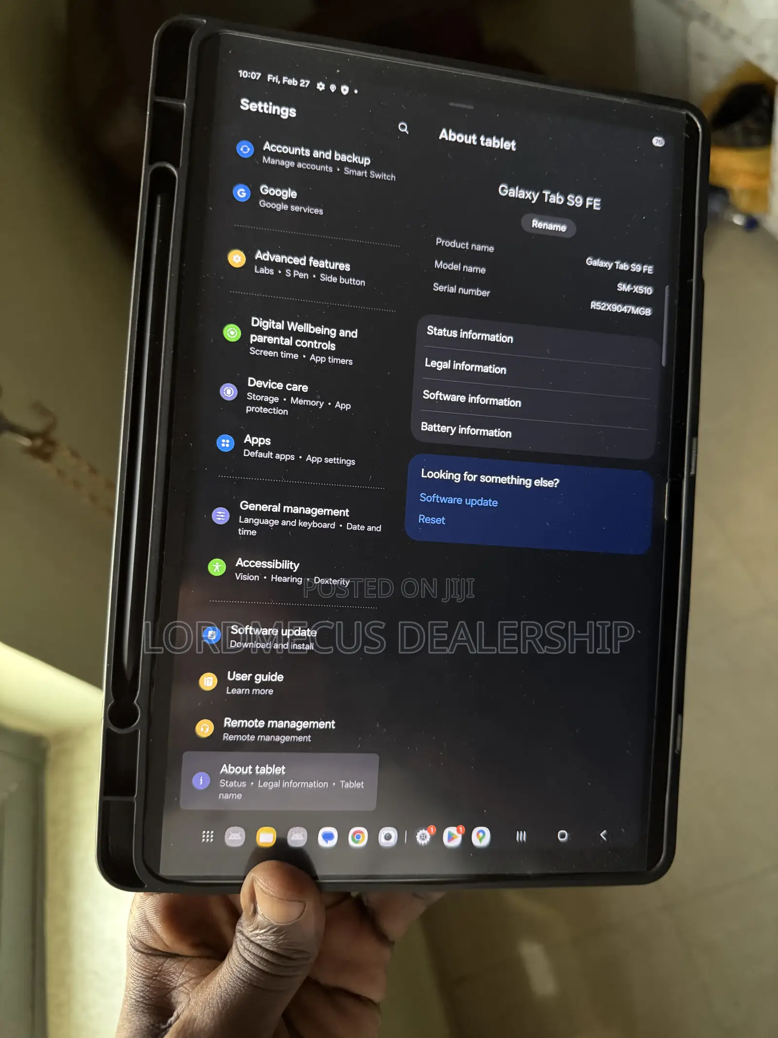 Samsung Galaxy Tab S9 FE+ 64 GB Silver