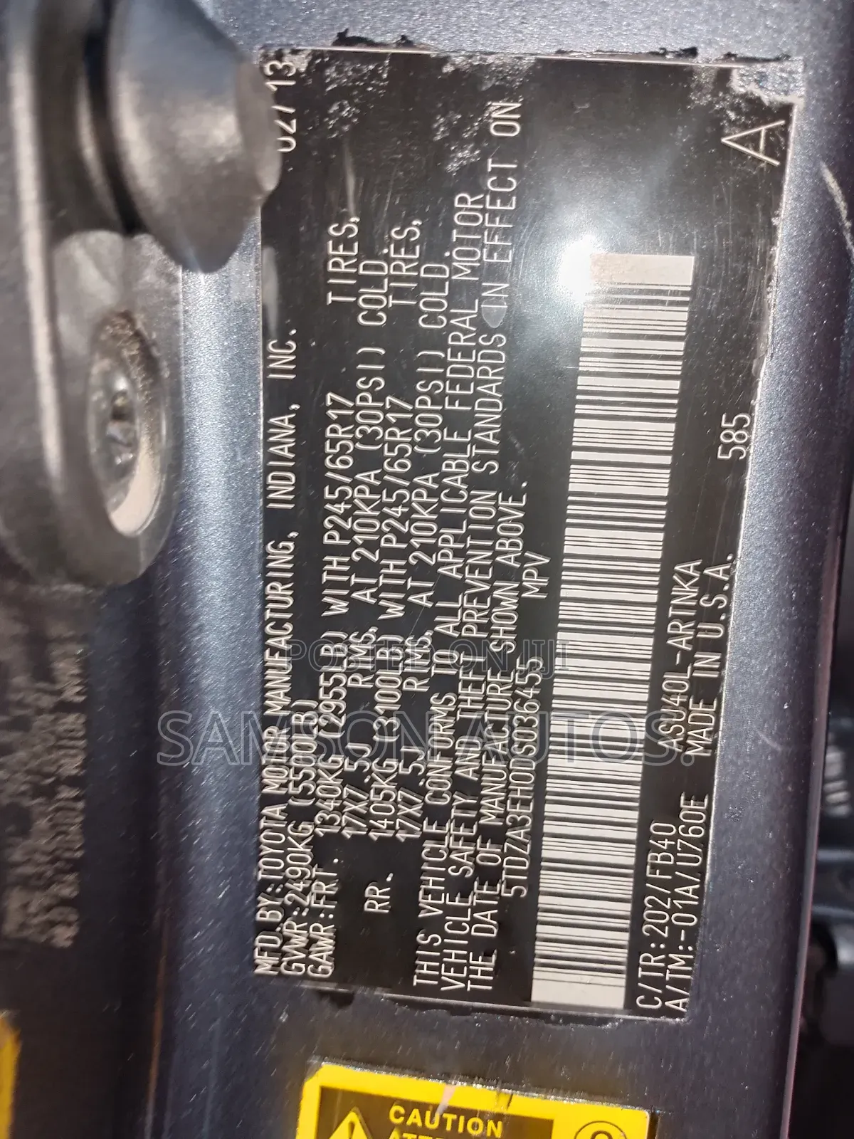 Toyota Highlander 2012 Gray