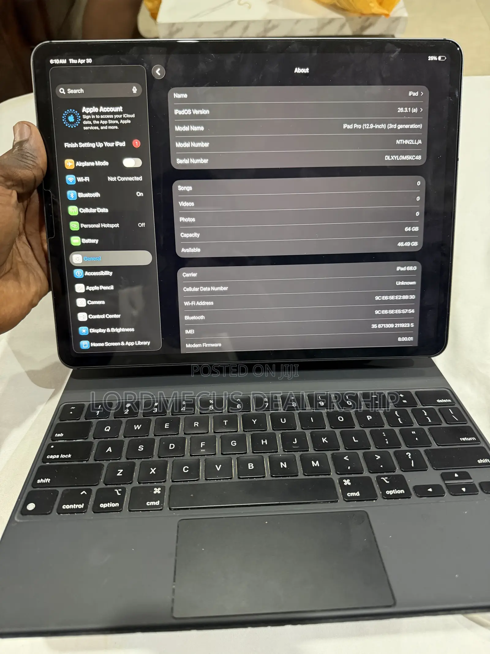 Apple iPad Pro 12.9 (2018) 64 GB Gray