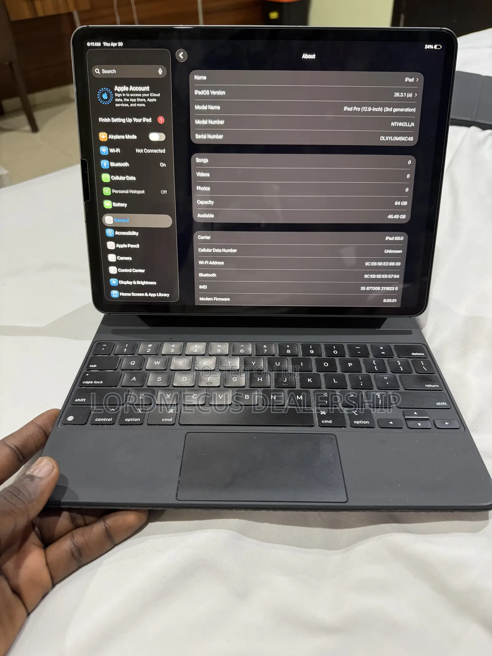 Apple iPad Pro 12.9 (2018) 64 GB Gray