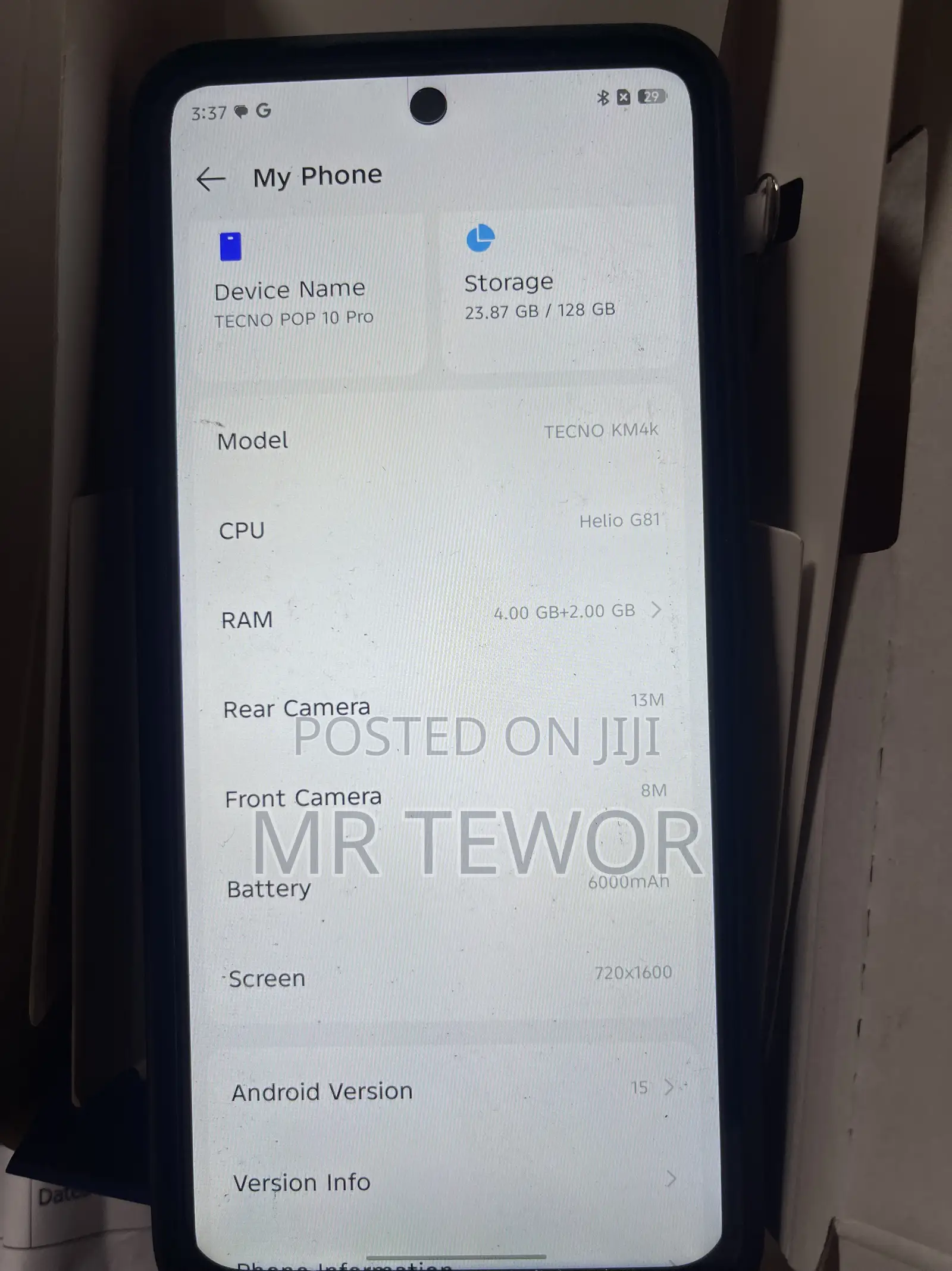 Tecno Pop 10 Pro 128 GB