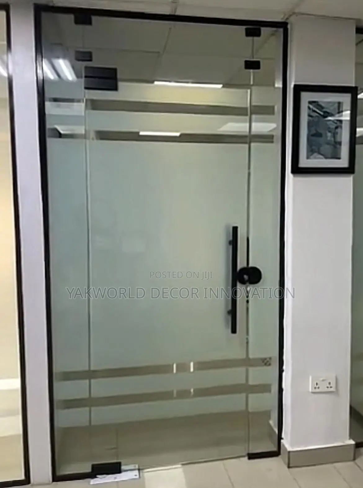 Frameless Swing Glass Door