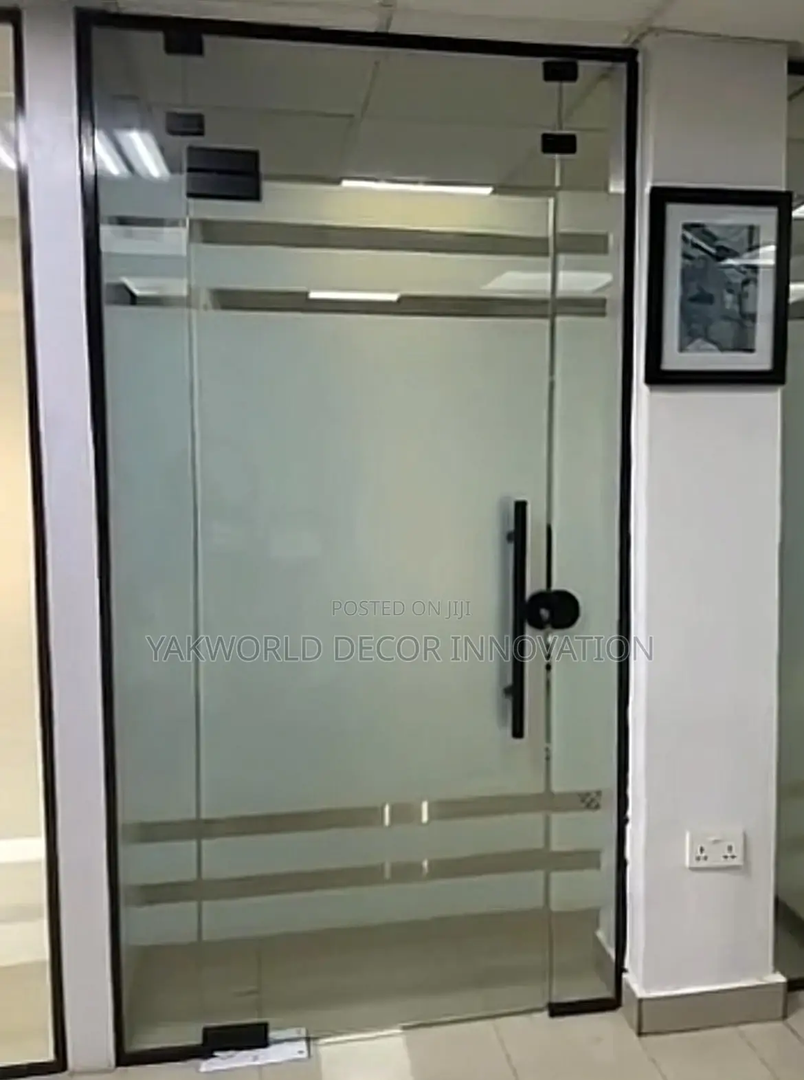 Frameless Swing Glass Door