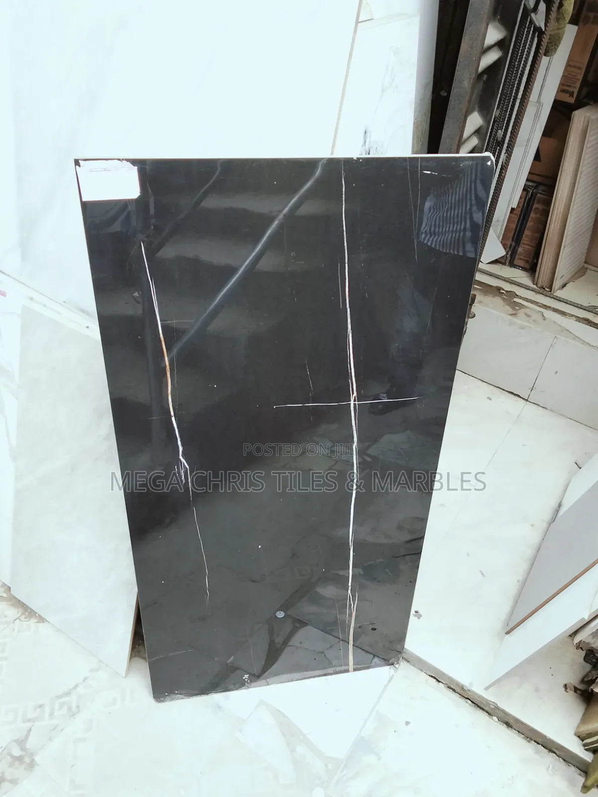 60x120 Glazed Tile Black.