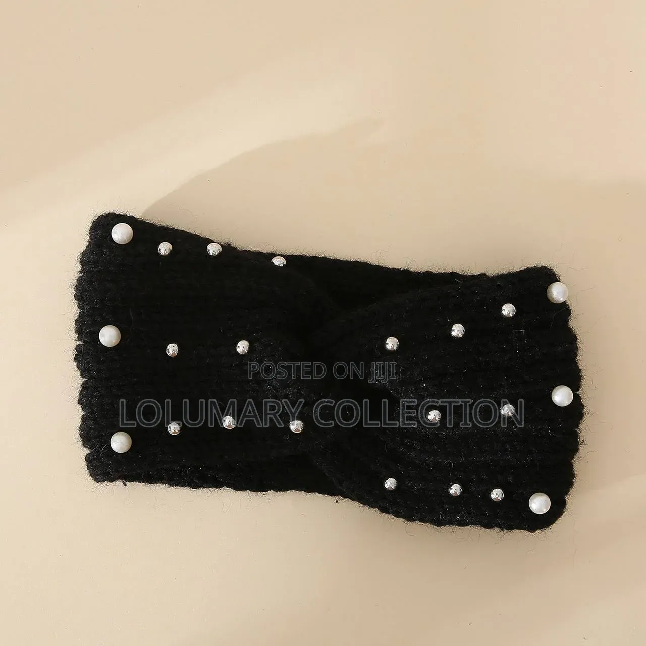 Beaded Bow Headband