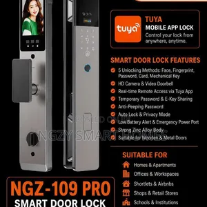 NGZ-109 Tuya Lock (Including Free Delivery Installation in Lagos)
