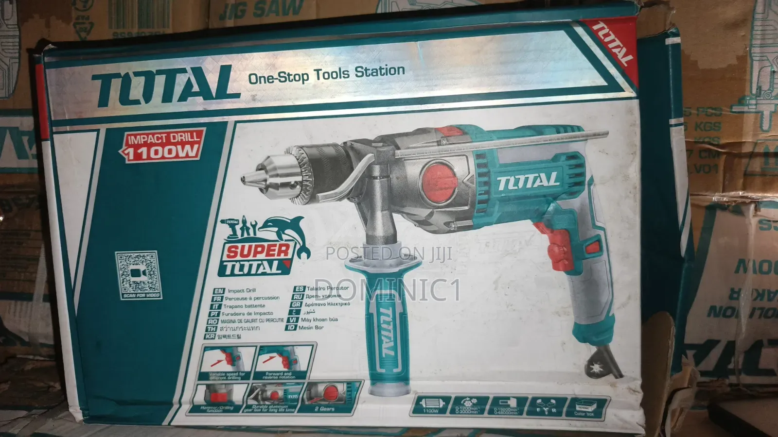 TOTAL Industrial Impact Drill 1100Watt