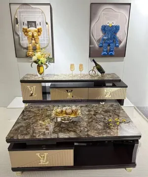 Luxurious Home TV Stand and Center Table