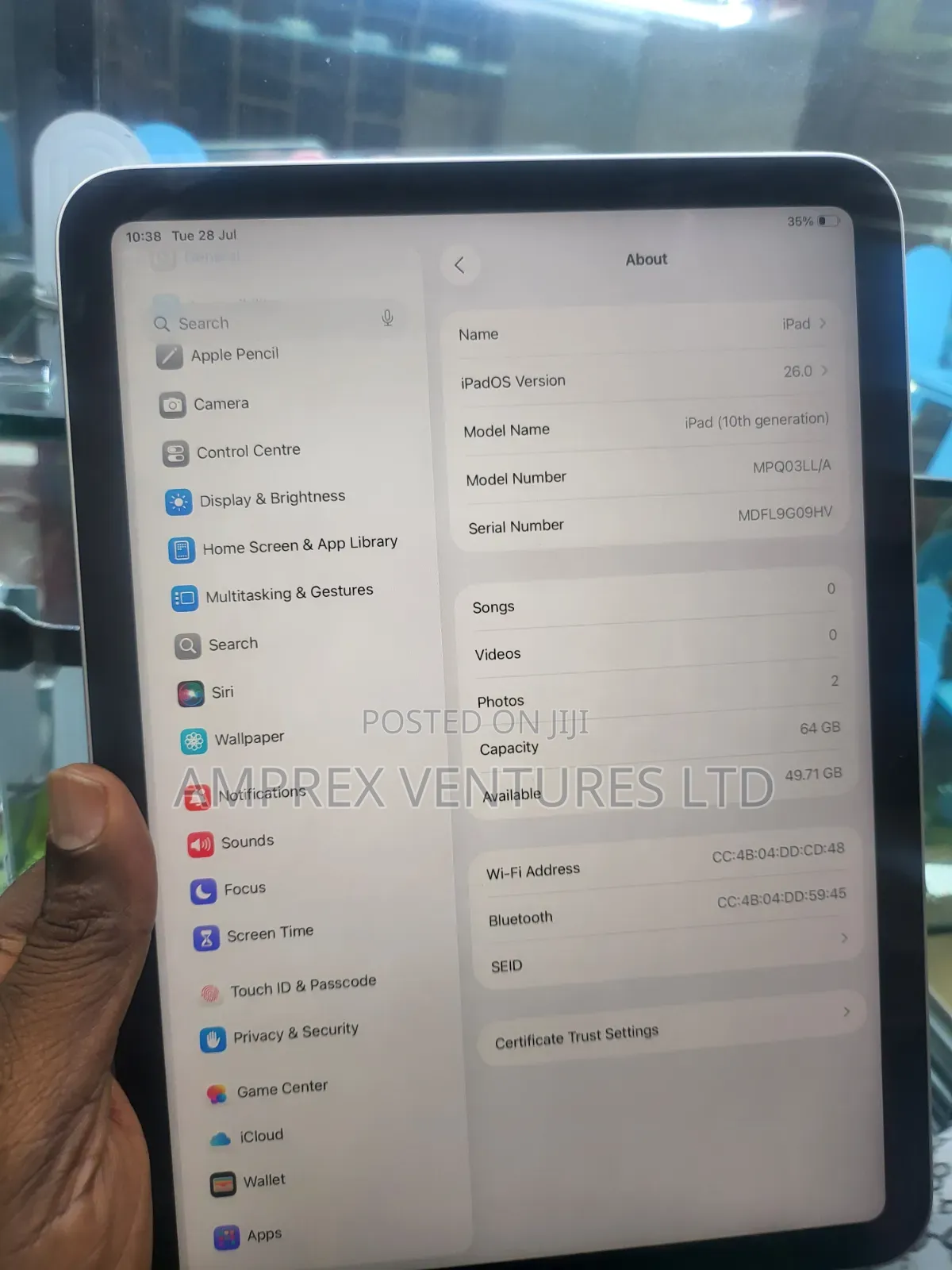 Apple iPad (2022) 8 GB Silver