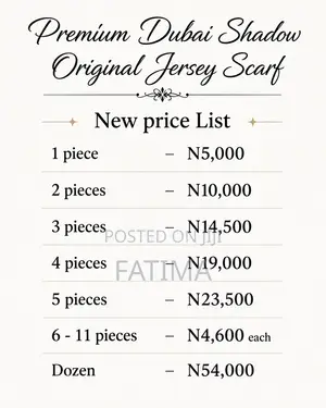 Premium Shadow Jersey Scarf