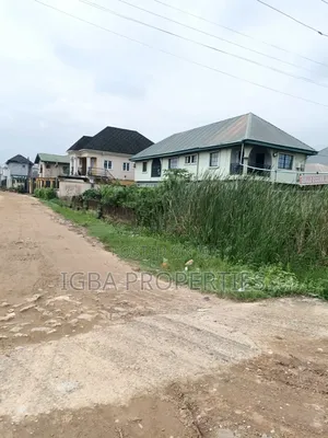 Half Plot in a Good Area at Owode Before Owode Bus Stop