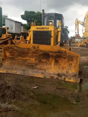 Bulldozer and Excavator
