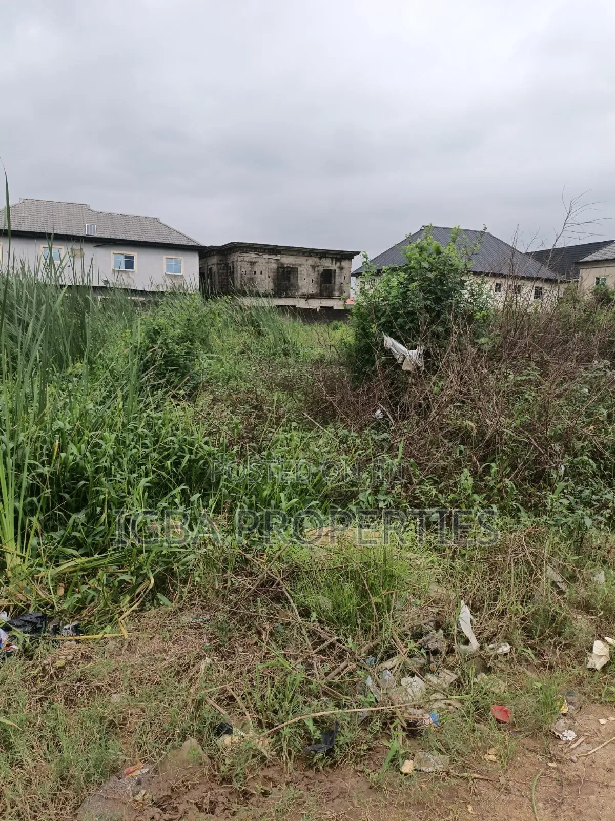 Full Plot in a Good Area at Owode Before Owode Bus Stop