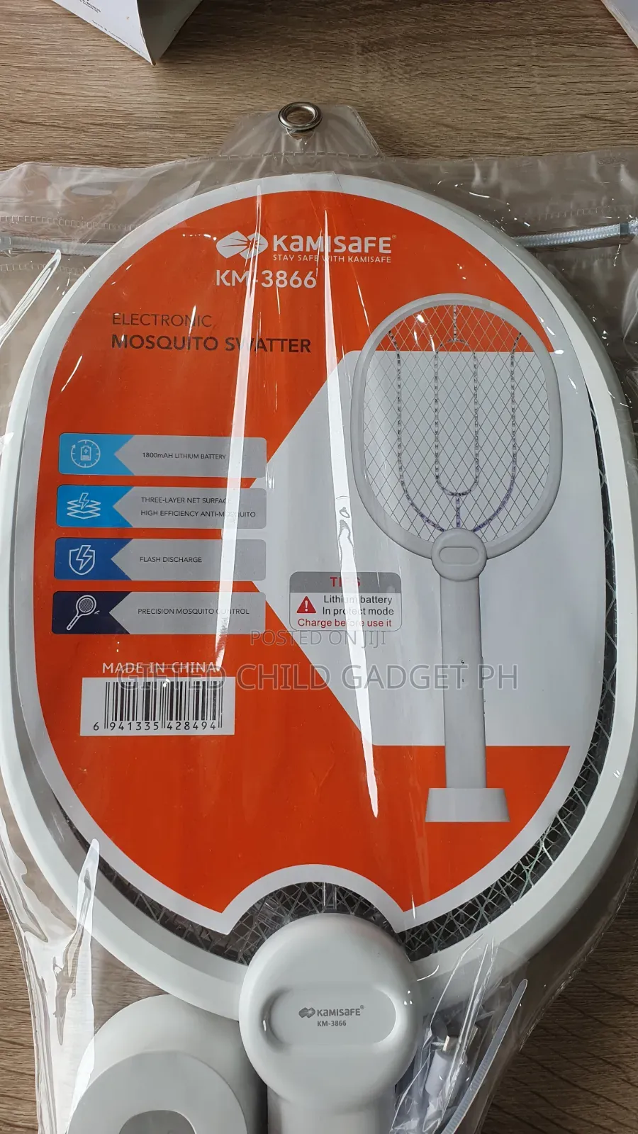 Mosquito Fly Killer Swatter Electric Bat