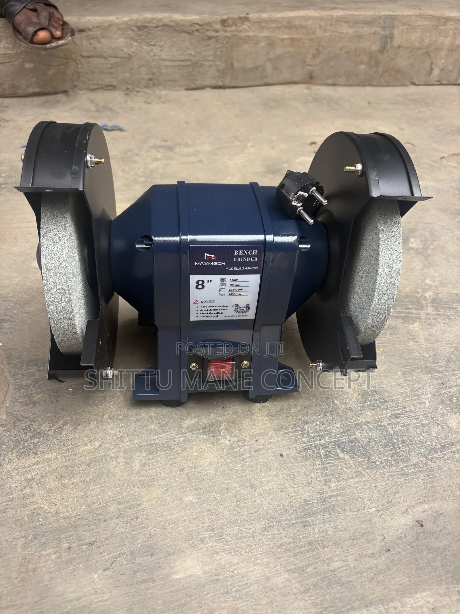 Bench Grinder Machine 200mm. 8” Inches