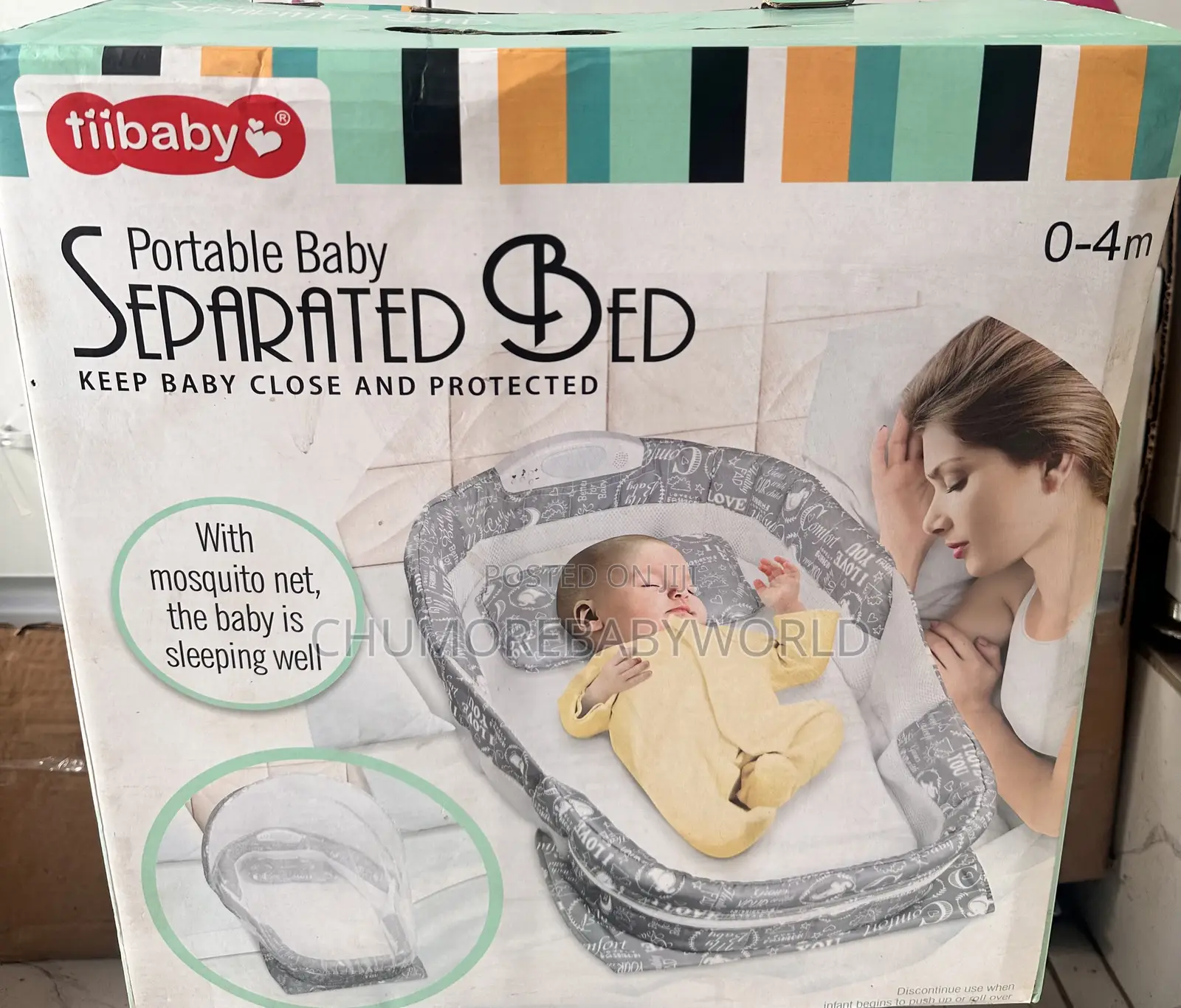 Portable Baby Separated Bed With Net for Newborn