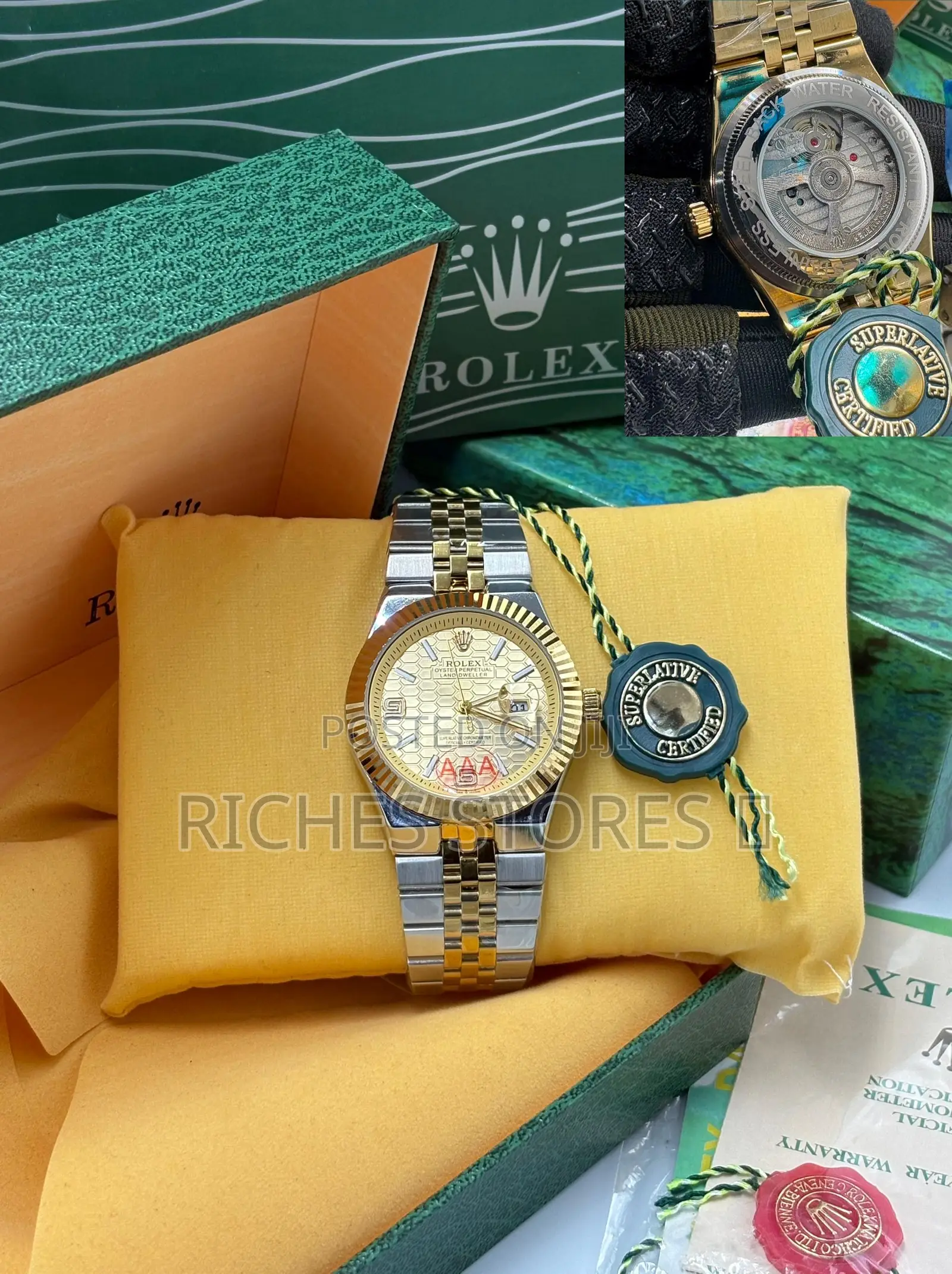 High Quality Rolex Automatic Movement Chain Watch