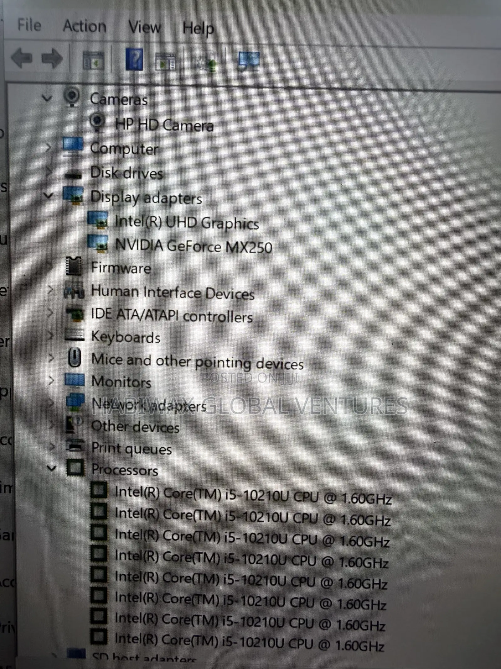 Laptop HP ProBook 450 G7 12GB Intel Core i5 SSD 256GB