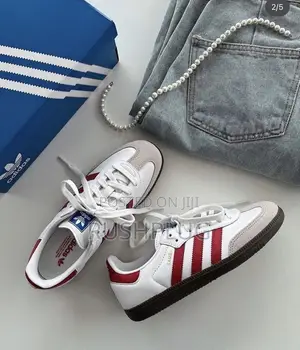 New Adidas Samba Og White/Red