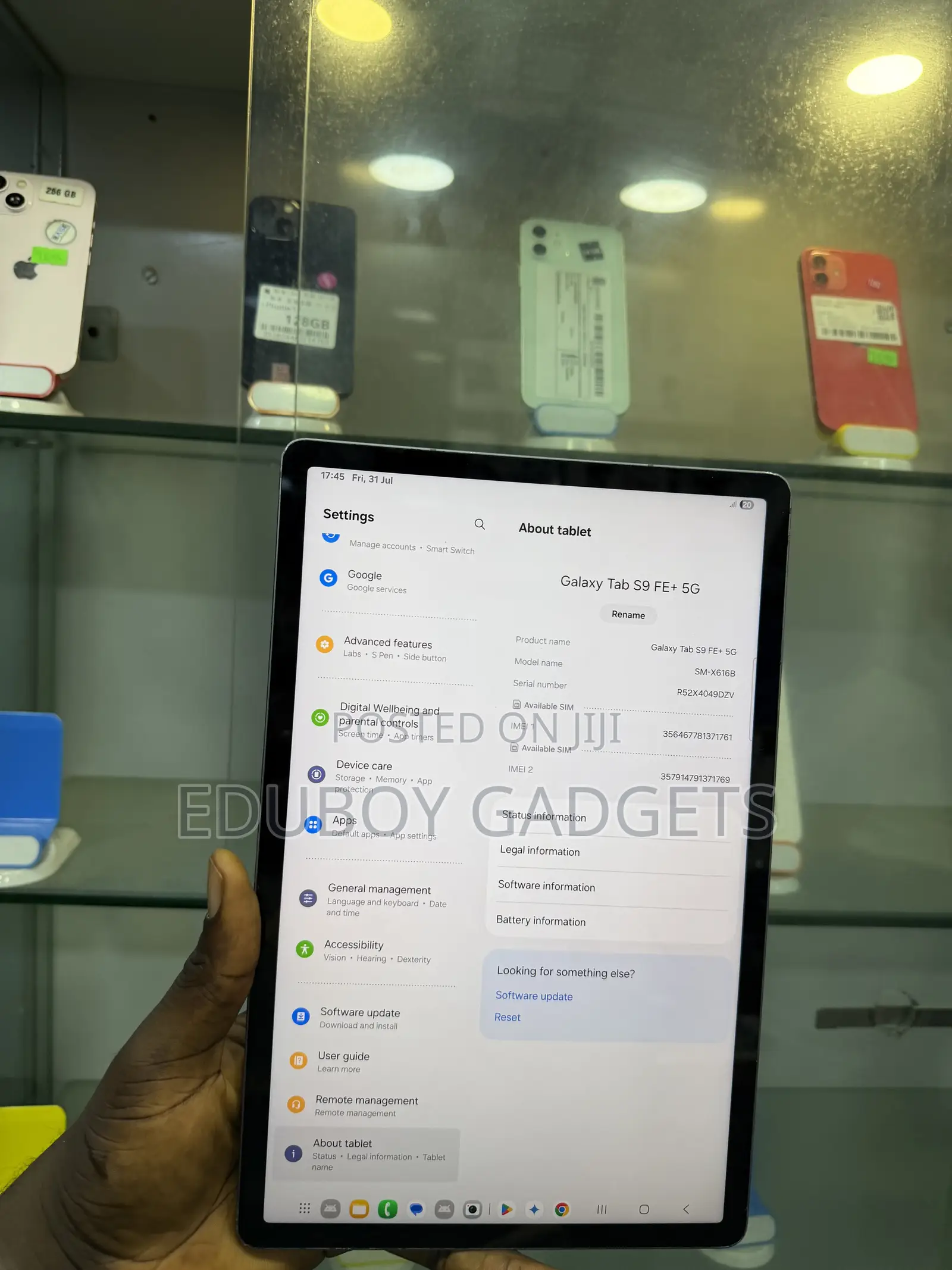 Samsung Galaxy Tab S9 FE+ 128 GB Green