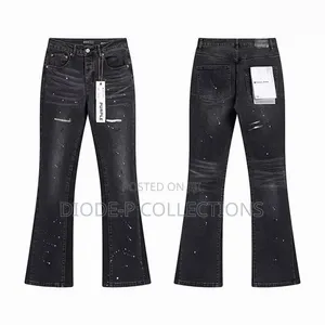 Full Purple Details High Luxury Jeans