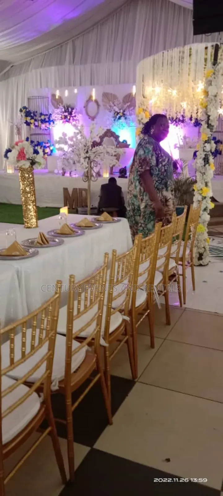 Chivalry Chairs Rentals in Lagos