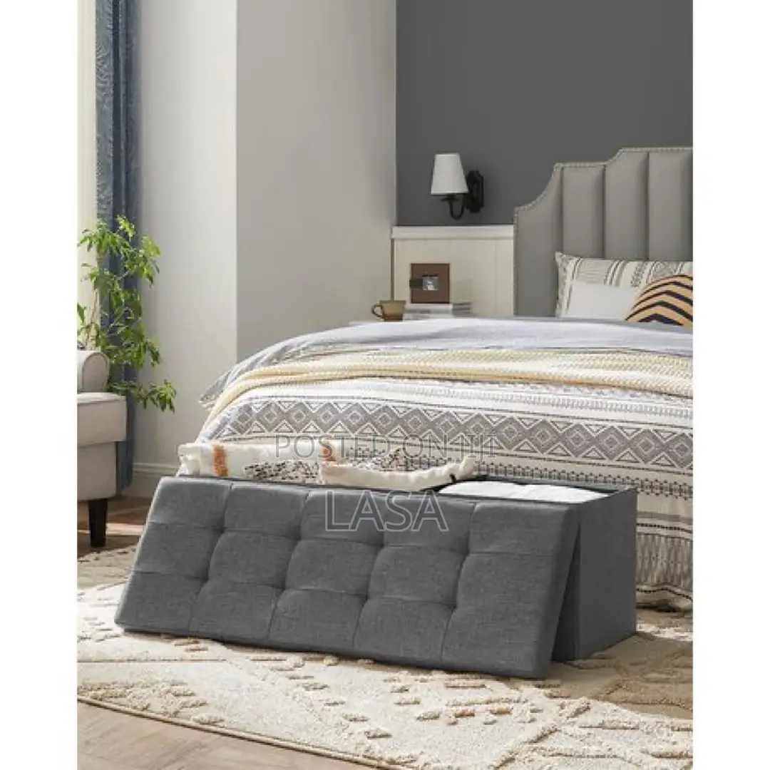 LASA Storage Ottoman Cube Foldable Box - 110.0 CM