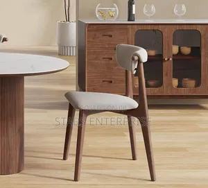 Modern Wooden Leg Dining Chair