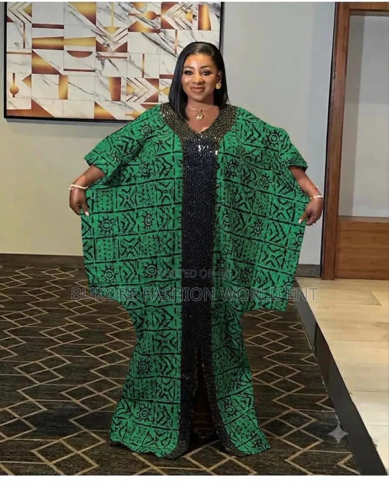 Beaded Bubu Gown