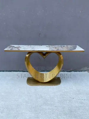 Modern Console Table/ Marble Console.