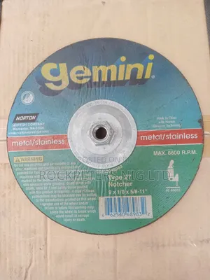Norton- 9"x 1/8" X 5/8" - 11" Gemini Grinding Cutting Wheel T27 24