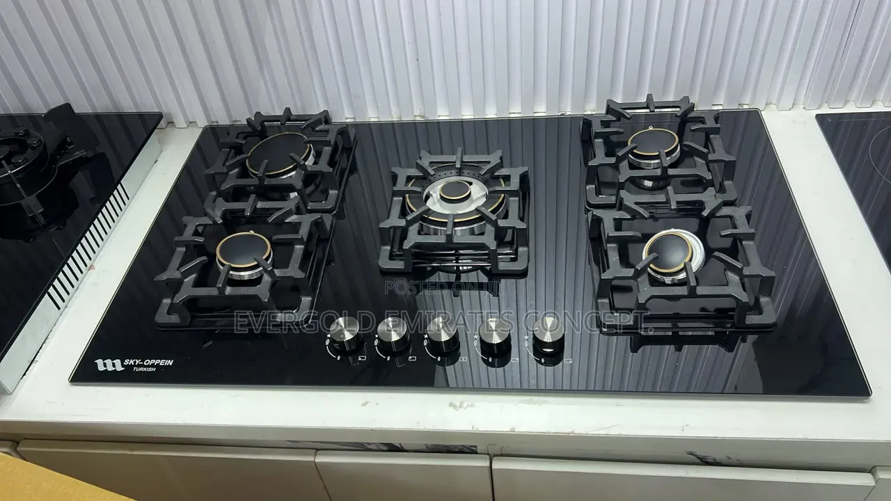 Turkish 5 Burner in Built Cooker
