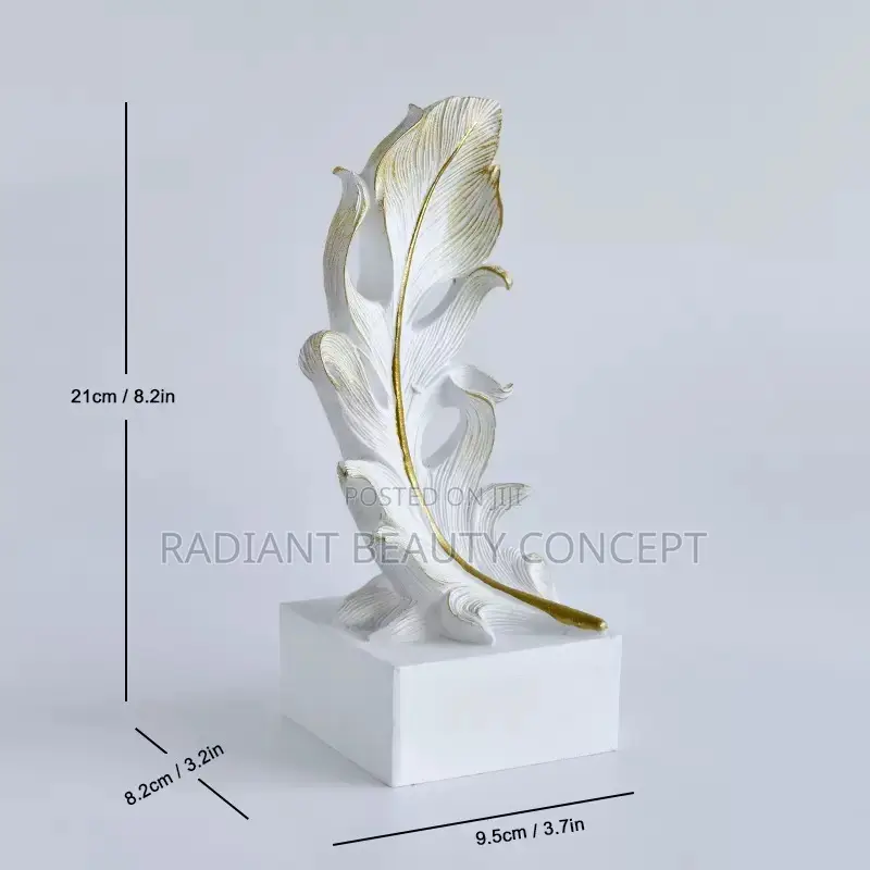 Feather Decor Resin