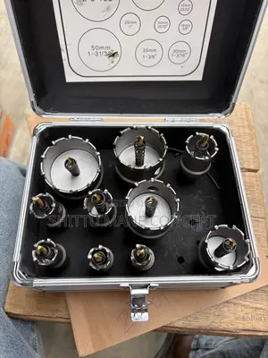 10pcs Carbide Tip Hole Saw Set 16-53mm