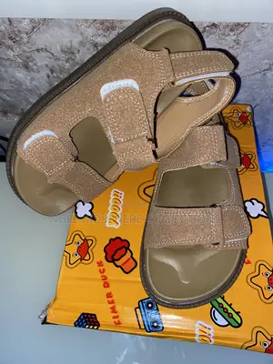 ComfortFlex Suede Double-Strap Sandals