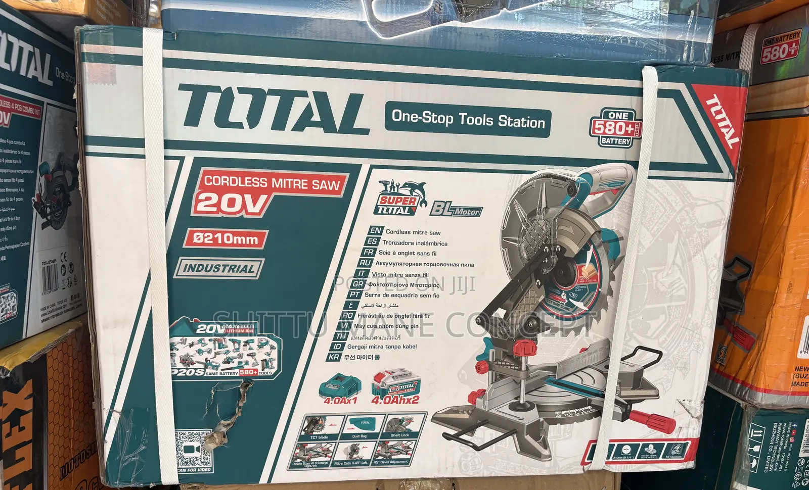 TOTAL Cordless Mitre Saw Machine