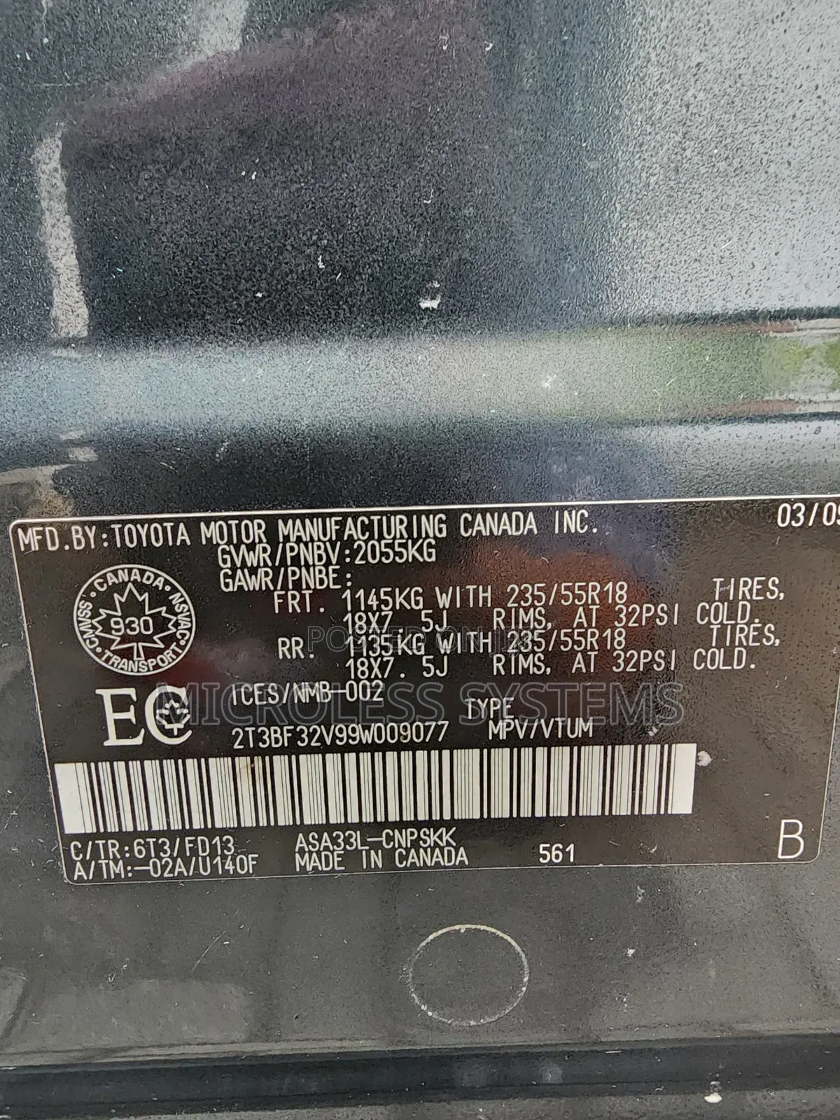 Toyota RAV4 2010 Green