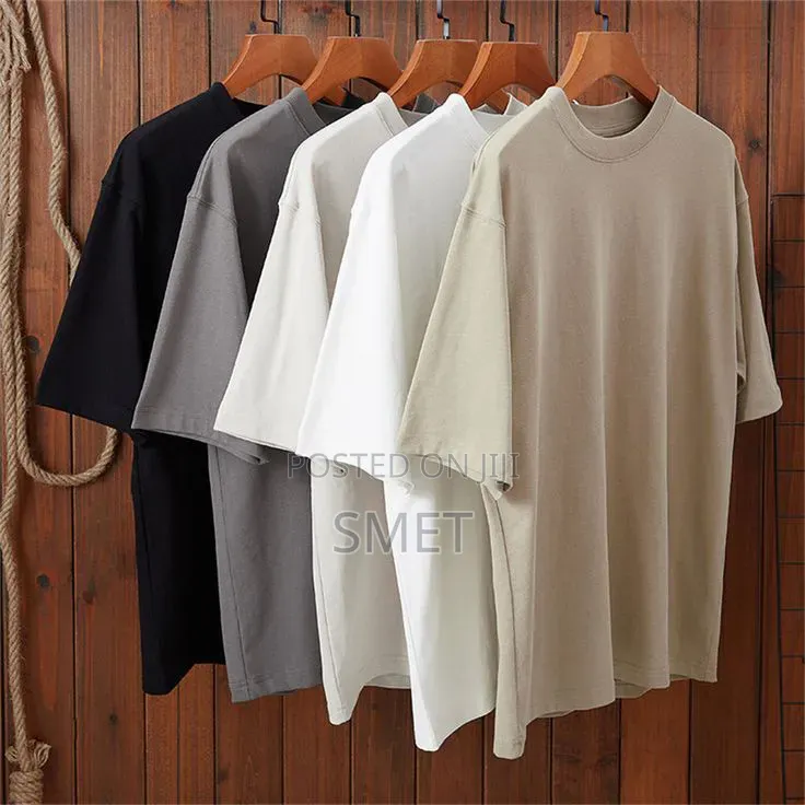 Premium Oversized Plain T-Shirt - Available in Multiple Colors