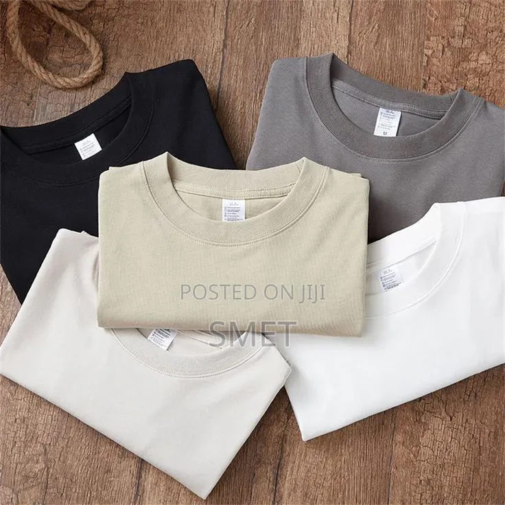 Premium Oversized Plain T-Shirt - Available in Multiple Colors